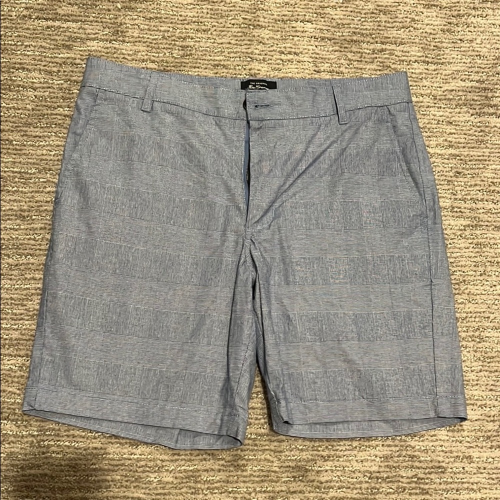 Ben Sherman Blue Flat Front Shorts Men’s size 32 waist